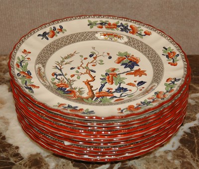 Lot 480 - Set of Twelve Spode Pottery Plates In the...