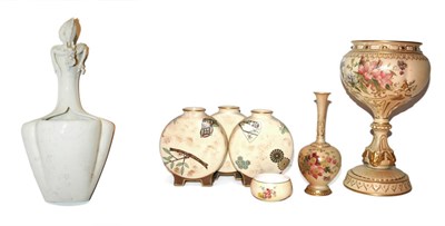 Lot 494 - Group of Five Royal Worcester Porcelain Table...