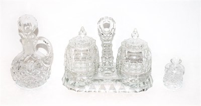 Lot 515 - Group of Colorless Glass Table Articles...
