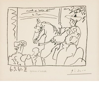 Lot 335 - Pablo Picasso LE PICADOR (B. 1013) Lithograph,...