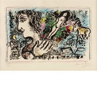 Lot 391 - Marc Chagall THE JOY OF LIFE (M. 472) Color...