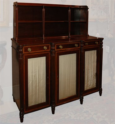 Lot 290 - Regency Style Mahogany Chiffonier Height 54...