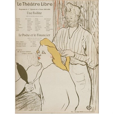 Lot 432 - Henri de Toulouse-Lautrec LA COIFFURE,...