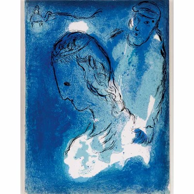 Lot 386 - Marc Chagall THE BIBLE; ANGEL WITH SWORD; THE...