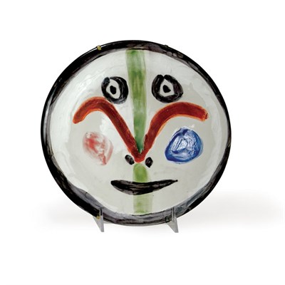 Lot 352 - Pablo Picasso FACE NO. 157 (A.R. 489) Painted...