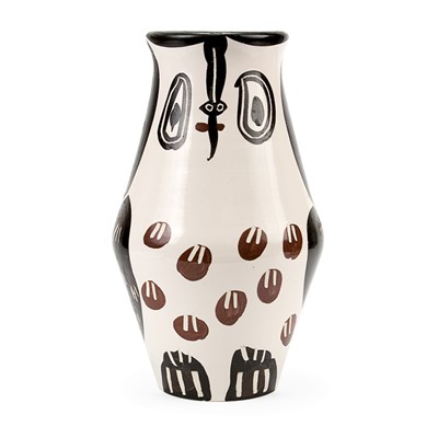 Lot 473 - Pablo Picasso BLACK AND MAROON OWL (ALAIN...