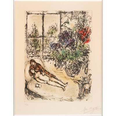 Lot 272 - Marc Chagall STUDIO LIGHT (M. 843) Color...