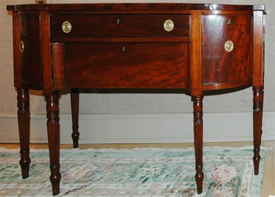 Lot 335 - Federal Style Mahogany Sideboard Height 36...