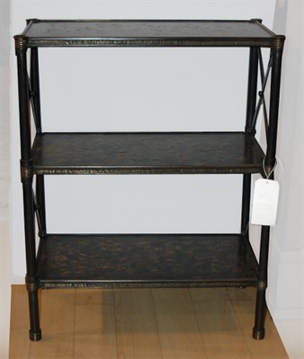 Lot 191 - Neoclassical Style Patinated-Bronze Three-Tier...