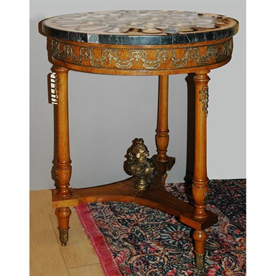 Lot 1420 - Louis XVI Style Gilt-Metal Mounted Walnut...