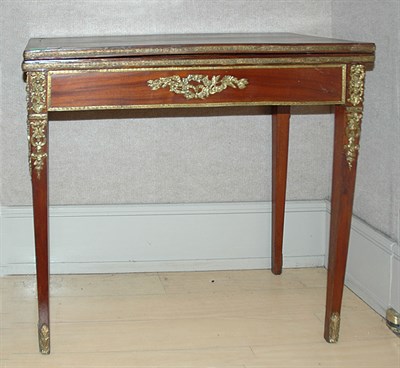 Lot 1433 - Louis XVI Style Gilt-Metal Mounted Mahogany...