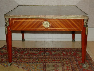 Lot 75A - Empire Style Gilt-Metal Mounted Mahogany...