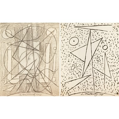 Lot 2 - Abraham Walkowitz American/Russian, 1878-1965...