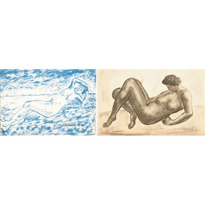 Lot 50 - Abraham Walkowitz American/Russian, 1878-1965...