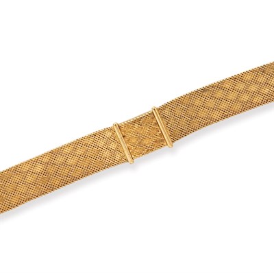 Lot 19 - Gold Bracelet-Watch, Jaeger Le Coultre
