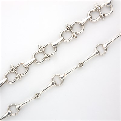 Lot 650 - Two Sterling Silver Bracelets