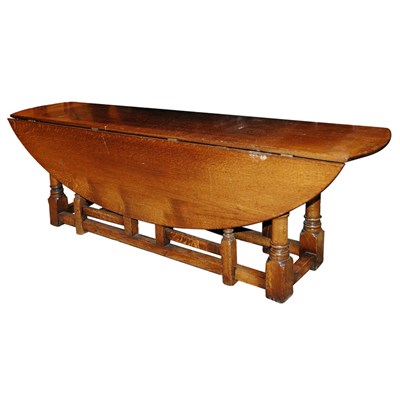 Lot 274 - Oak Drop-Leaf Low Table Height 20 inches,...