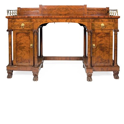 Lot 151 - Classical Mahogany Sideboard New York, second...