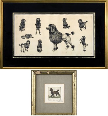 Lot 46 - Diana Thorne "MY DOG"--A FRENCH POODLE...