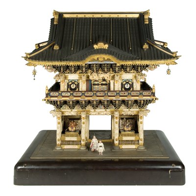Lot 21 - Japanese Architectural Model of the Yomeimon...