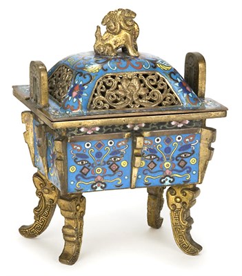 Lot 116 - Chinese Cloisonne Censer Early 19th century Of...