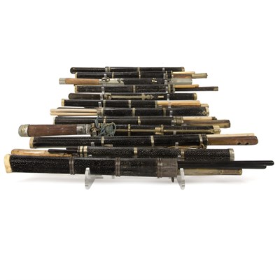 Lot 121 - Group of Twelve Chinese Travel Utensil Sets...