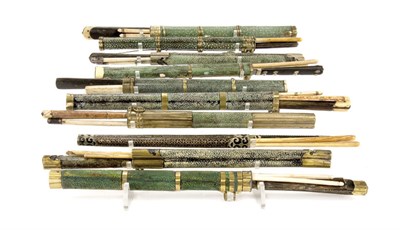 Lot 213 - Group of Ten Chinese Travel Utensil Sets...