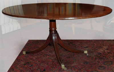 Lot 540 - Georgian Style Satinwood Banded Mahogany...
