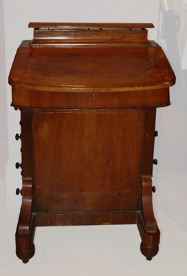 Lot 367 - Victorian Inlaid Mahogany Davenport Height 32...