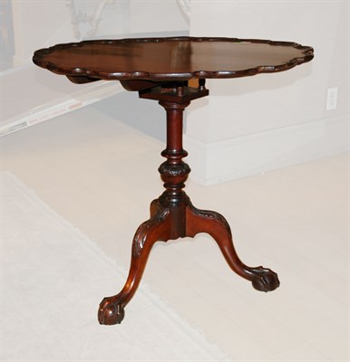 Lot 210 - George III Style Mahogany Tilt-Top Table...
