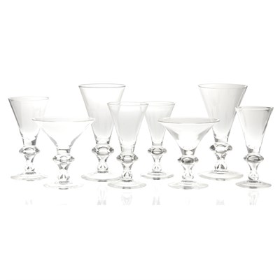 Lot 269 - Group of Steuben Glass Stemware Approximately...
