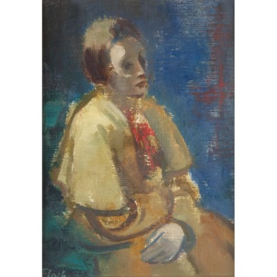 Lot 30 - Joseph Floch Austrian, 1895-1977 Seated Woman...