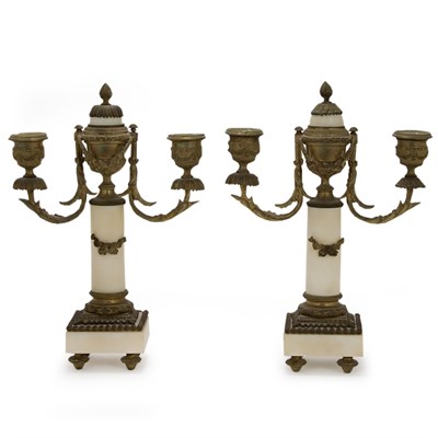 Lot 301 - Pair of Louis XVI Style Gilt-Bronze,...
