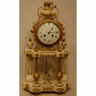 Lot 451 - Louis XVI Style Gilt-Bronze Mounted Marble...