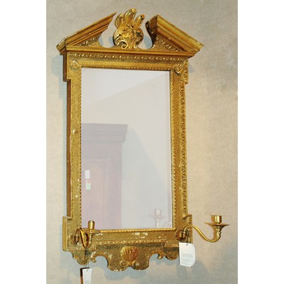 Lot 493 - George II Style Gilt-Wood Mirror Height 48...