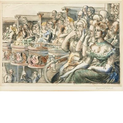 Lot 436 - Reginald Marsh GRAND TIER AT THE MET (S. 190)...