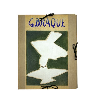 Lot 184 - BRAQUE, GEORGES Espaces. 13 Dessins, Lavis,...
