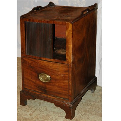 Lot 282 - George III Mahogany Pot Cupboard Late 18th...