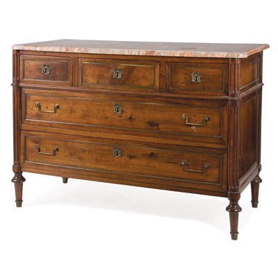 Lot 298 - Louis XVI Style Gilt-Bronze Mounted Walnut...