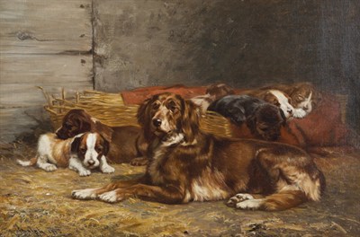 Lot 93 - John Henry Dolph American, 1835-1903 Mother...