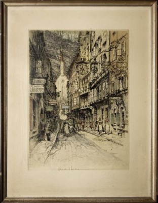 Lot 95 - Robert Kasimir SALZBURG, GETREIDEGASSE Color...
