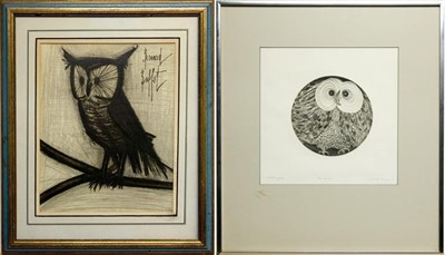 Lot 109 - Bernard Buffet [OWL] Color lithograph;...