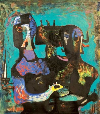 Lot 58 - Felix Emmanuele Ruvolo American, 1912-1992...