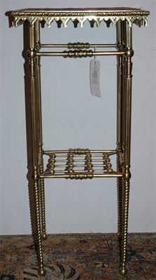 Lot 214 - Victorian Style Brass Stand Height 31 inches,...