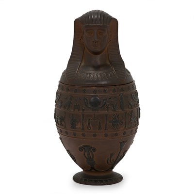 Lot 62 - Wedgwood Pottery Canopic Jar Late 19th century...
