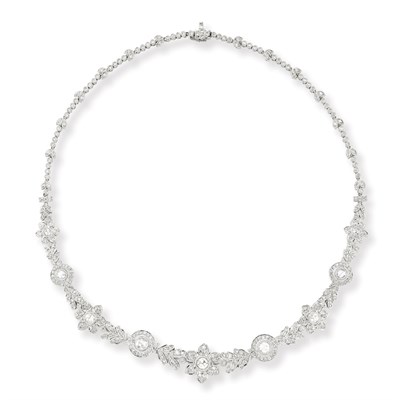 Lot 190 - Diamond Garland Necklace