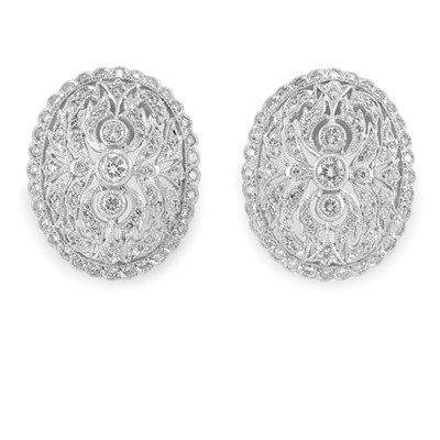 Lot 67 - Pair of Diamond Earrings