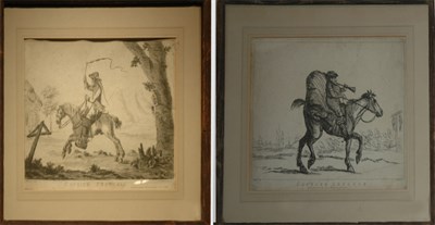 Lot 78 - After Henry W. Bunbury COURIER ANGLOIS;...