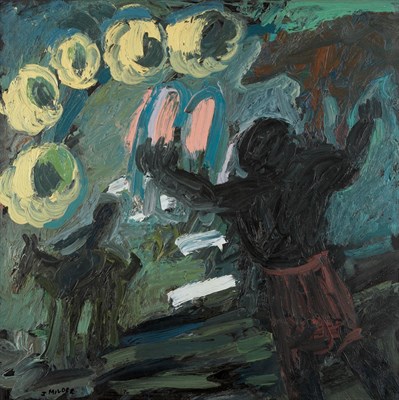 Lot 40 - Jay Milder American, b. 1934 The Golden Calf,...