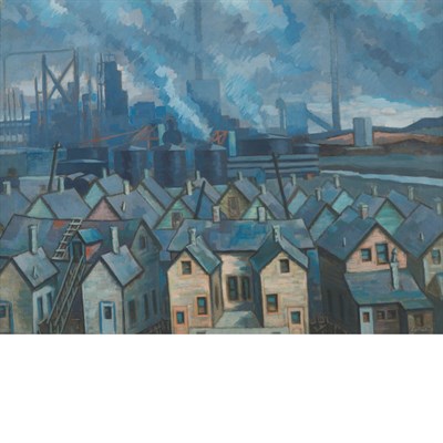 Lot 6 - Elmer Lakatos 20th Century Industrial Detroit...
